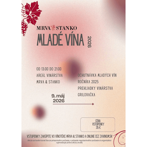 Dňa mladých vín vo vinárstve MRVA & STANKO